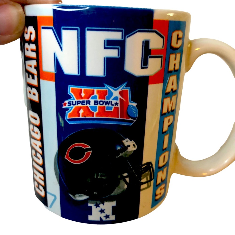 Chicago Bears NFC Super Bowl XLI 2/4/07 Collectible Coffee Cup Mug